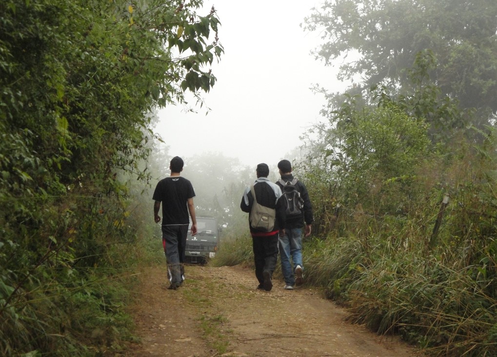 Hiking from Godavari to Phulchowki